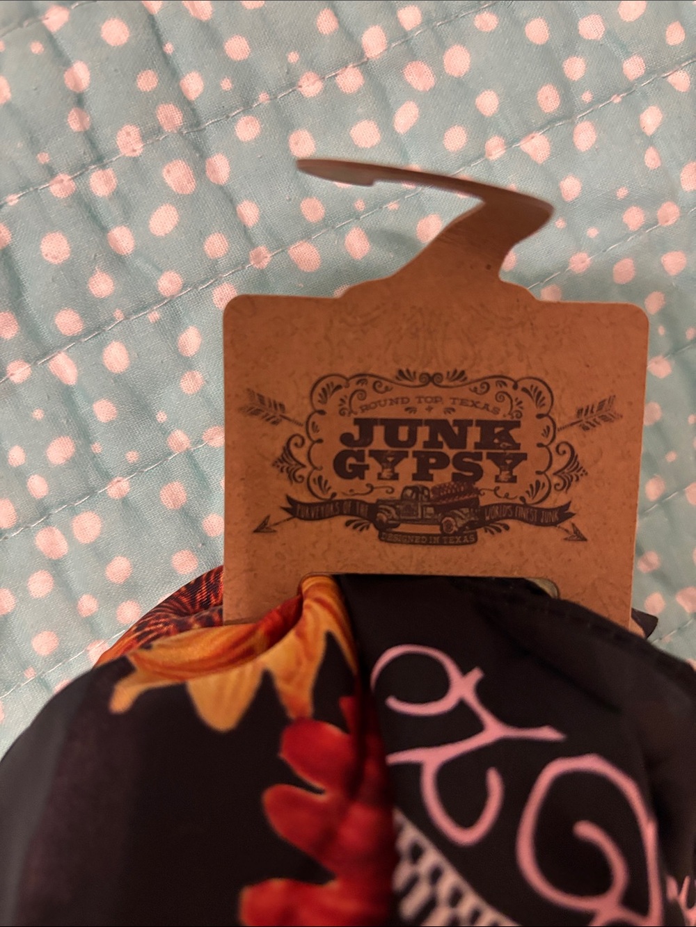 Floral Statement Scarf - "Don't Be a Lady, Be a Legend" - Picture 5 of 5